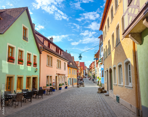 Street of a Rothenburg ob der Tauber