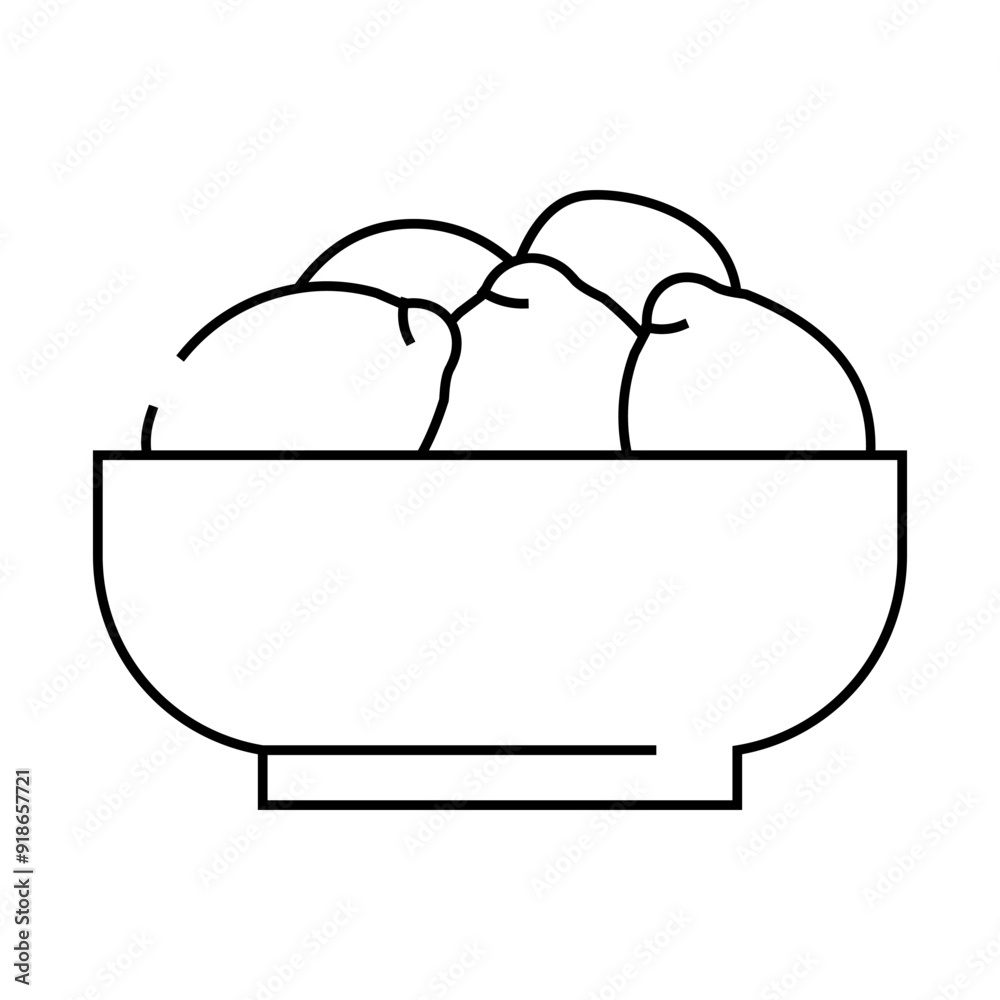 cup of lemons line icon vector. cup of lemons sign. isolated contour symbol black illustration cup of lemons line icon vector. cup of lemons sign. isolated contour symbol black illustration