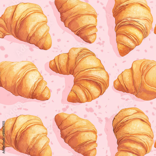 Colourful Pastry Sweet Escape Seamless Pattern Collection Digital Download