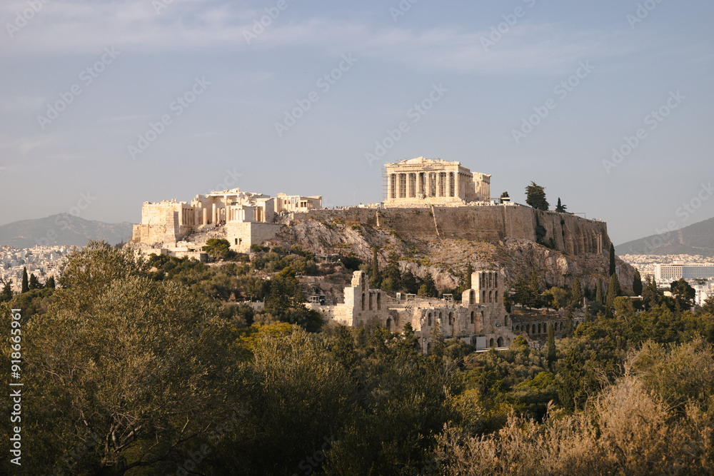 Fototapeta premium View of Acropolis of Athens, Greece