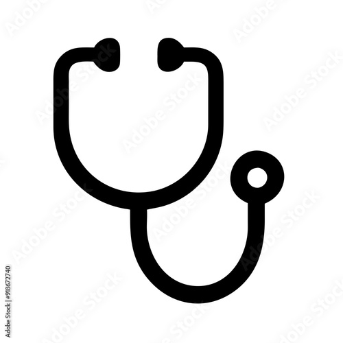 stethoscope isolated on white background