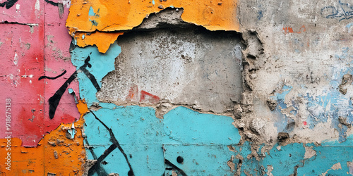 Forgotten Uprising: Graffiti-covered walls, paint peeling from the tags of forgotten revolutionaries