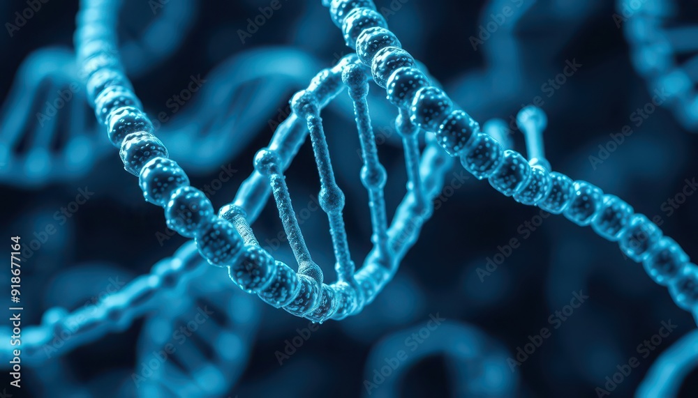 DNA Double Helix - 3D Model. DNA Double Helix - 3D Model.