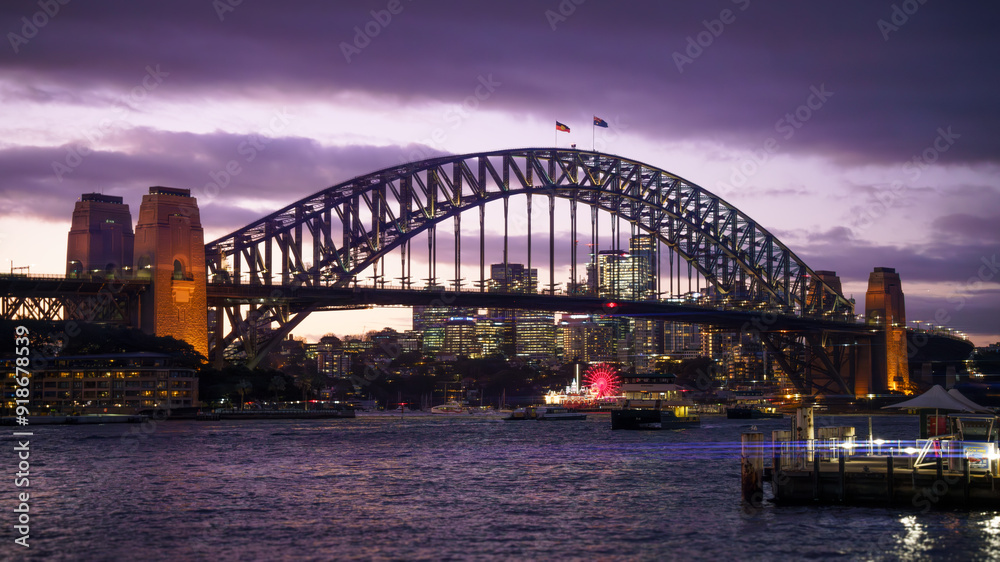 Sydney Harbour Bridge, at Twilight Sydney Harbour Bridge, at Twilight