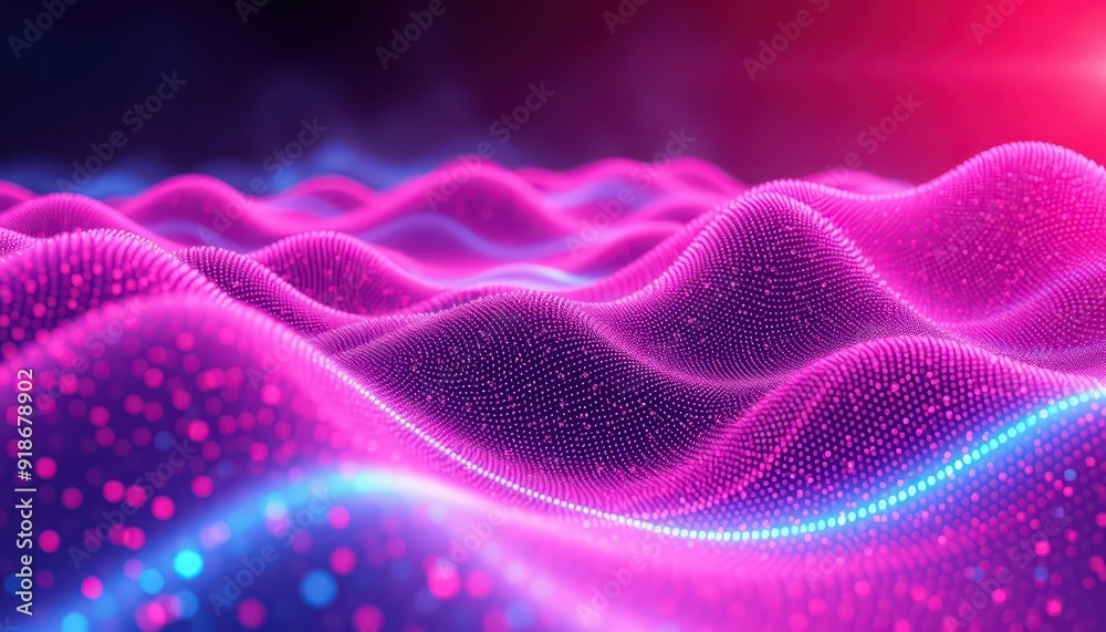 Abstract Pink and Blue Digital Wave Background. Abstract Pink and Blue Digital Wave Background.