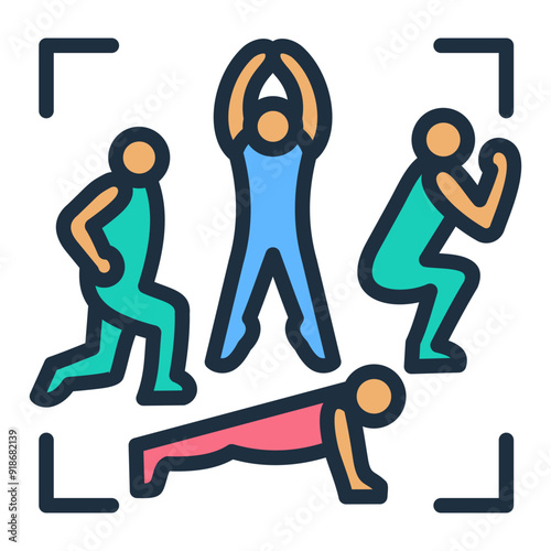 Circuit Training Icon