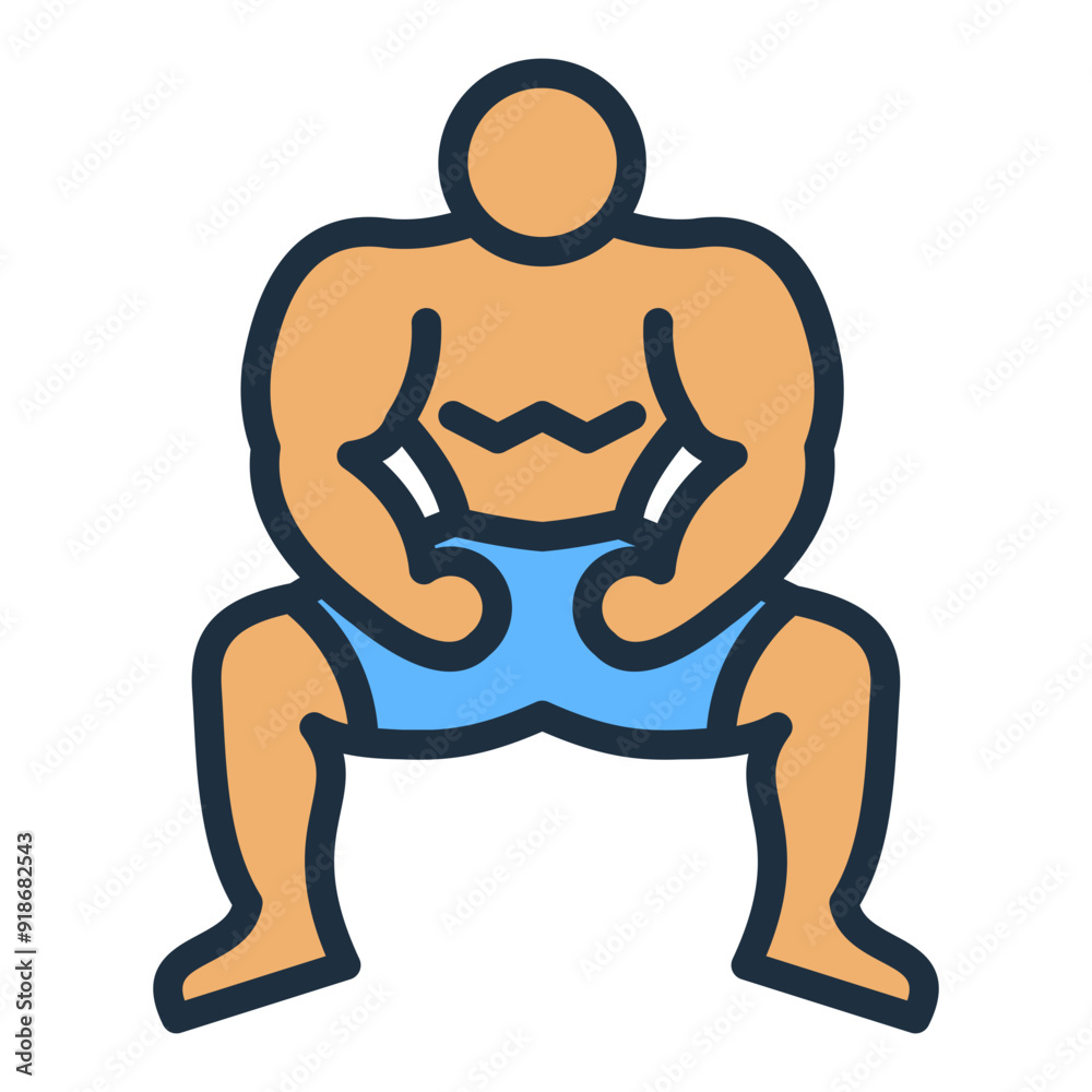 Wrestler Power Icon