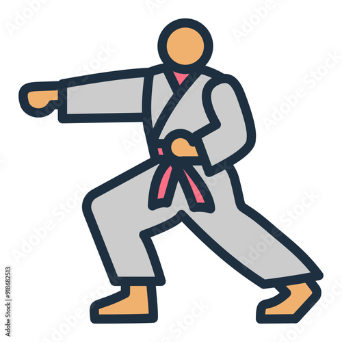 Martial Arts Training Icon