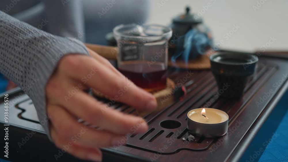 Close up table teapot cup hot tea fragrance meditation rest relax tradition drink liquid pouring beverage recreation aroma tasty herbal healthy wellbeing hands antioxidant drop delicious satisfaction Close up table teapot cup hot tea fragrance meditation rest relax tradition drink liquid pouring beverage recreation aroma tasty herbal healthy wellbeing hands antioxidant drop delicious satisfaction