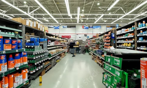 Dynamic Timelapse of a Busy Hardware Store