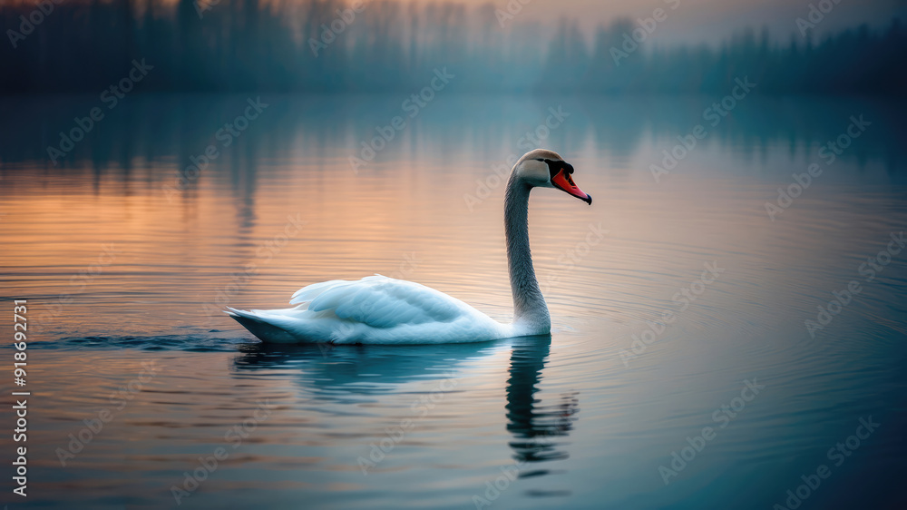 Majestic Dawn: Serenity on the Lake