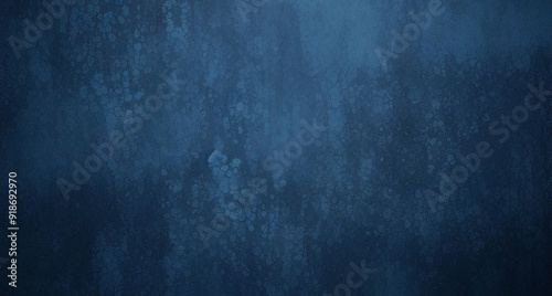 Abstract grunge dark navy background, textured. Blank blue texture surface background, dark corners, abstract architecture material.Beautiful abstract grungy blue stucco wall background
