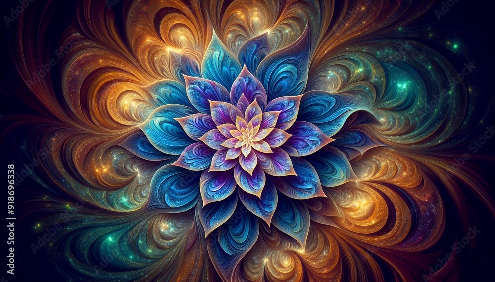 Luminous Abstract Blossom Luminous Abstract Blossom