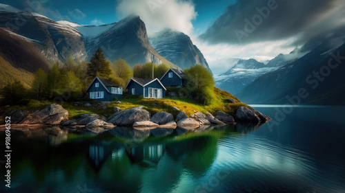 Norwegian Serenity: A Panoramic Escape into Nature?s Embrace