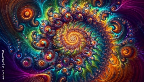 Symmetrical Color Explosion