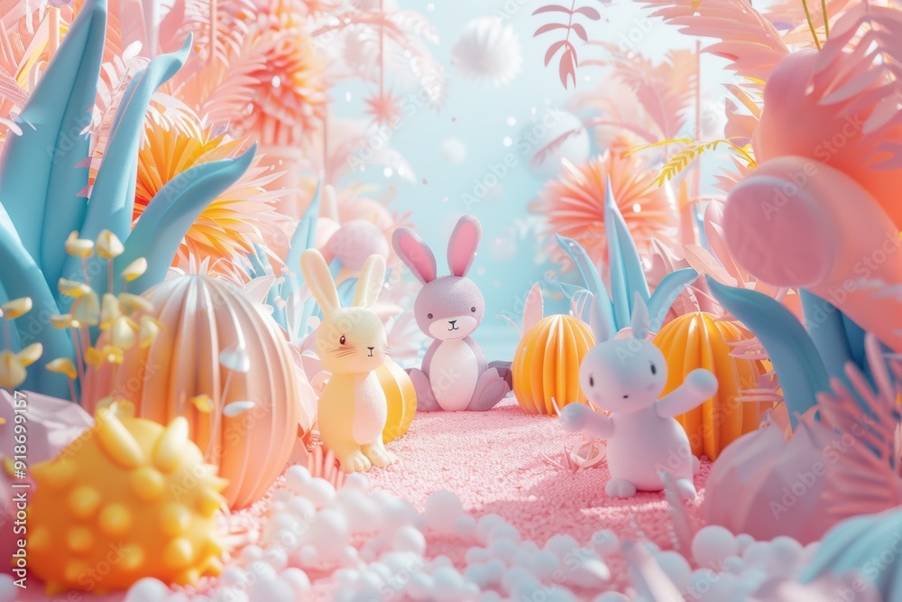 Pastel Bunny Wonderland Pastel Bunny Wonderland