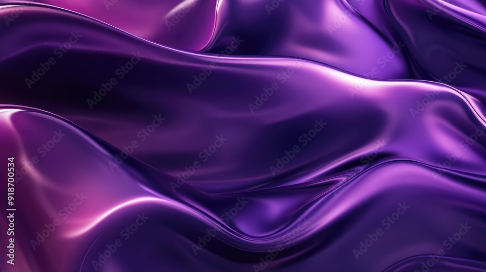 Abstract Wavy Purple Fabric with Smooth Surface and Gradient Abstract Wavy Purple Fabric with Smooth Surface and Gradient