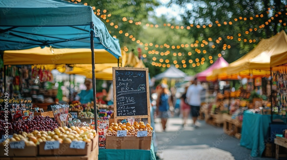a farmers market with lots of fresh produce a farmers market with lots of fresh produce