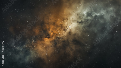 Space background illustration of dark night sky