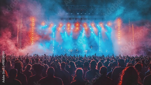 a large crowd of people at a concert