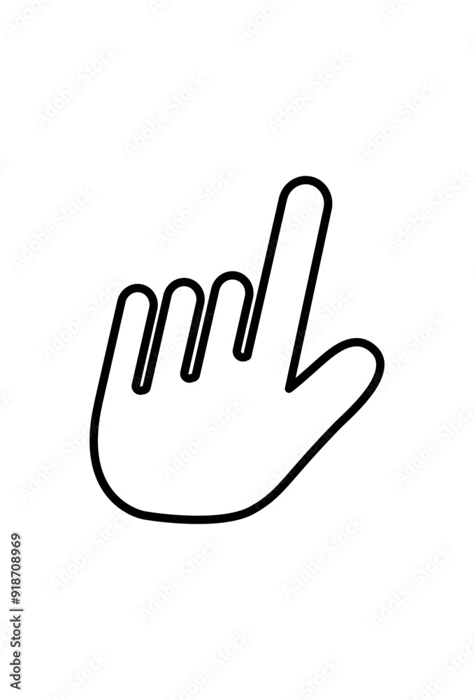 vector icon hand pick. touch symbol simple vector icon hand pick. touch symbol simple