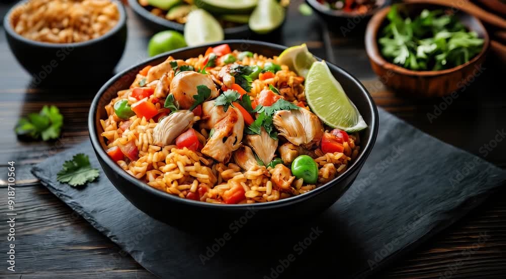 Arroz con Pollo - Traditional Mexican food Arroz con Pollo - Traditional Mexican food