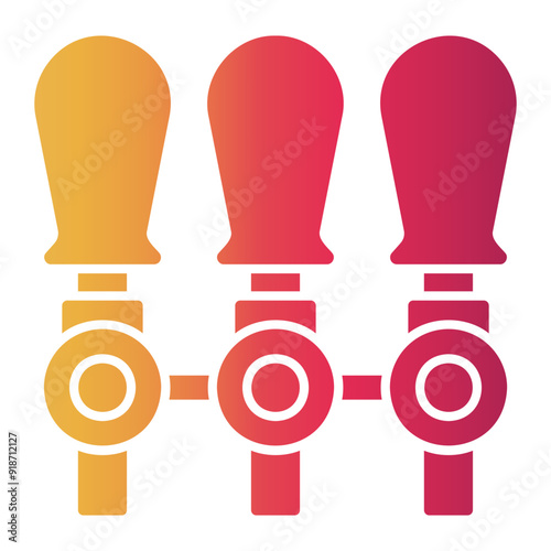 beer tap Gradient icon
