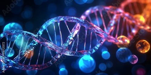 DNA gene science helix cell genetic medical biotechnology biology bio