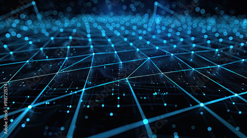 Wallpaper Mural Abstract Light Network Torontodigital.ca