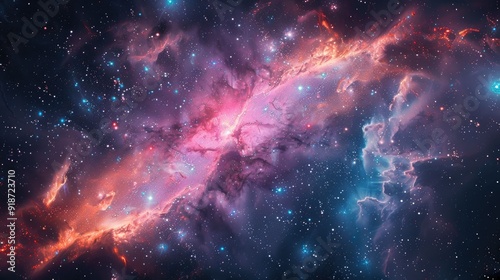 beautiful space galaxy background