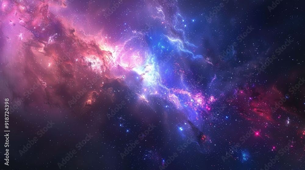 beautiful space galaxy background