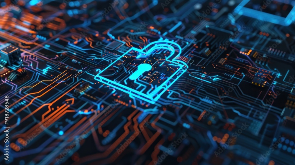 Cybersecurity: A Digital Lock on a Circuit Board Cybersecurity: A Digital Lock on a Circuit Board