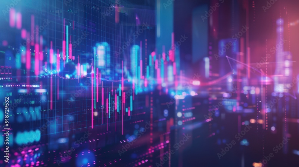 Abstract Stock Market Data Visualization Abstract Stock Market Data Visualization