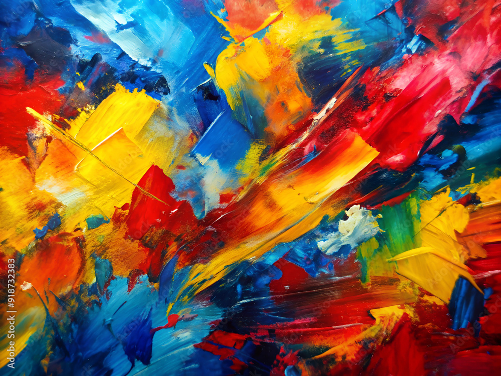 Vibrant Hues: An Abstract Palette Vibrant Hues: An Abstract Palette
