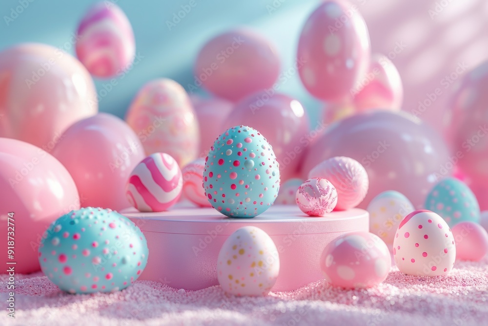 A Pastel Paradise of Easter Eggs A Pastel Paradise of Easter Eggs