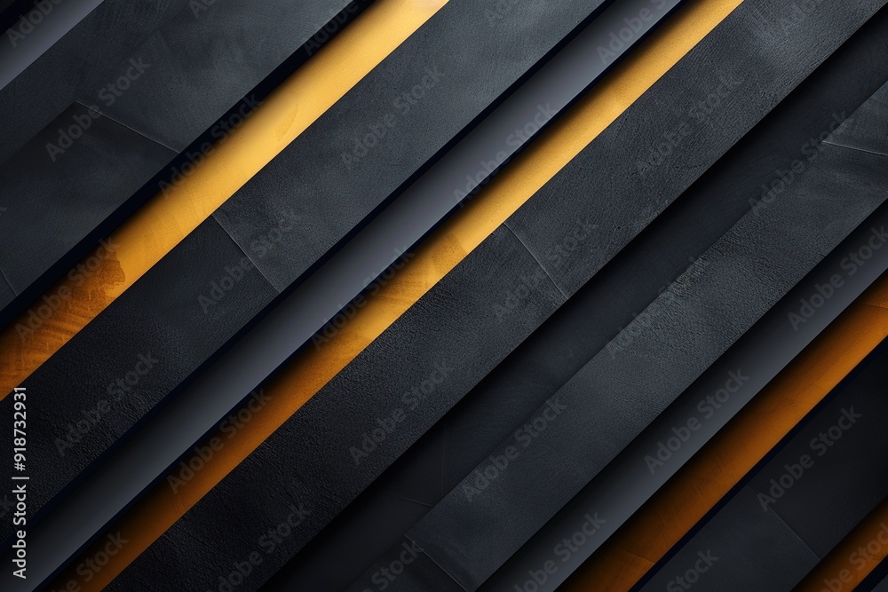 Abstract black and gold diagonal stripes background. Abstract black and gold diagonal stripes background.