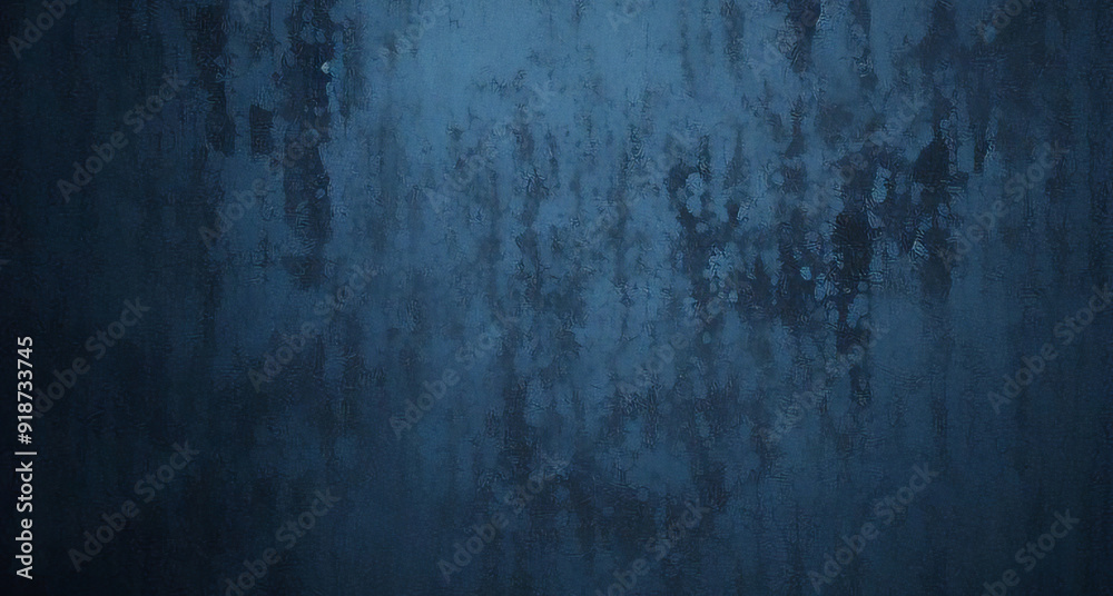 Fototapeta premium Fondo abstracto azul zafiro cobalto azul oscuro negro. Degradado de colores. Forma geometrica. Onda, línea curva ondulada. Ruido áspero del grano del grunge. El brillo metálico de neón claro brilla in