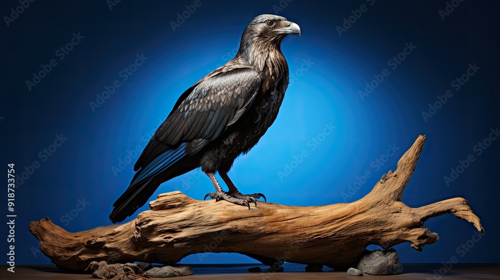 Fototapeta premium Common raven (Corvus corax) 