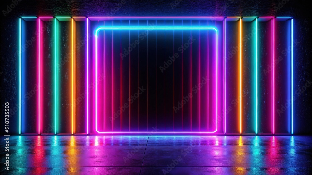 Neon lights blurred background in vibrant colors on black, neon, bokeh, background, vibrant, colors, glowing, abstract, texture Neon lights blurred background in vibrant colors on black, neon, bokeh, background, vibrant, colors, glowing, abstract, texture