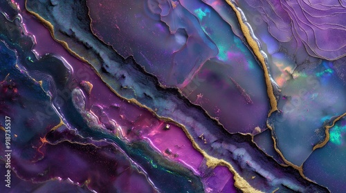 Wallpaper Mural background of iridescent, colorful, opal stone texture Torontodigital.ca