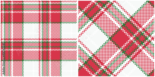 Scottish Tartan Plaid Seamless Pattern, Checker Pattern. Template for Design Ornament. Seamless Fabric Texture. Vector Illustration