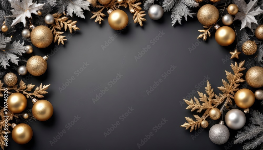 merry christmas background , copy space, black and white monochromatic palette, grey scale, golden hour glow, ai merry christmas background , copy space, black and white monochromatic palette, grey scale, golden hour glow, ai