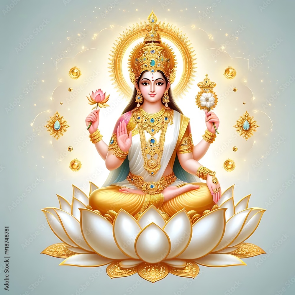 Obraz premium Goddess Lakshmi