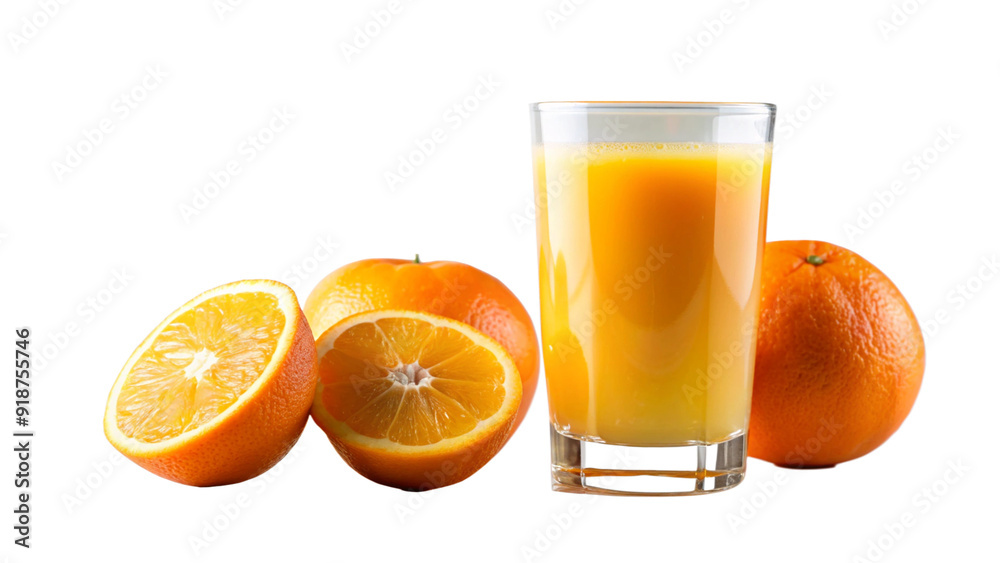 glass of orange juice and oranges glass of orange juice and oranges