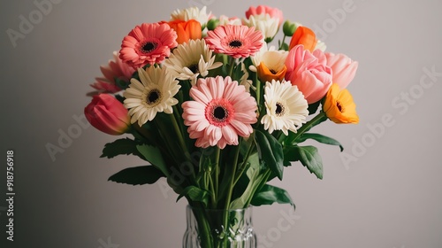 Wallpaper Mural Fresh flowers being arranged in a vase, Monday morning, uplifting and cheerful Torontodigital.ca