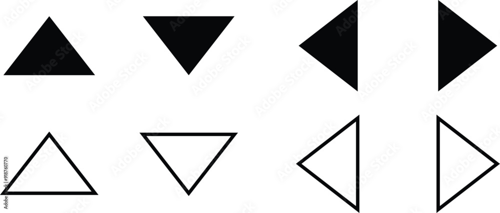 set of black direction arrow symbol. stroke outline black direction arrow symbol vector illustration. set of black direction arrow symbol. stroke outline black direction arrow symbol vector illustration.