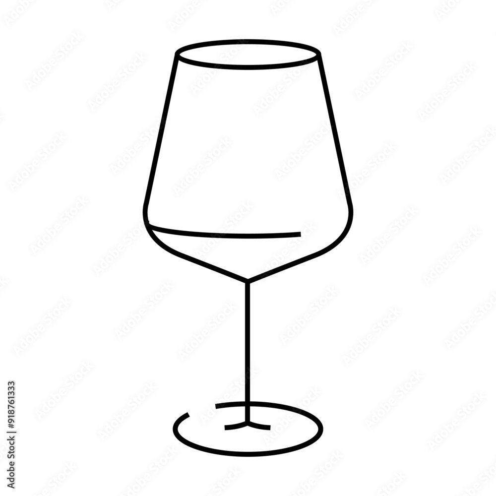 cabernet wine glass line icon vector. cabernet wine glass sign. isolated contour symbol black illustration cabernet wine glass line icon vector. cabernet wine glass sign. isolated contour symbol black illustration