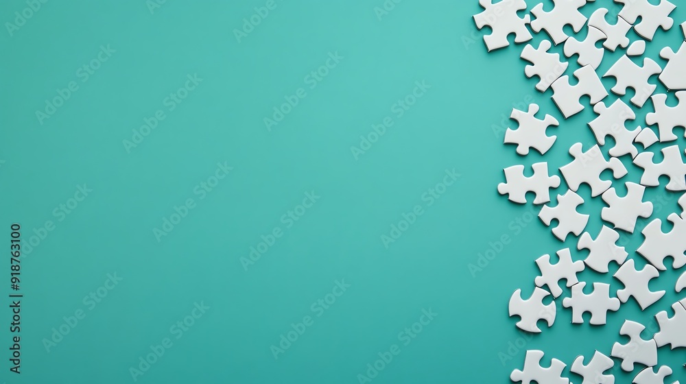 Money puzzle flat design top view strategy theme animation vivid Money puzzle flat design top view strategy theme animation vivid