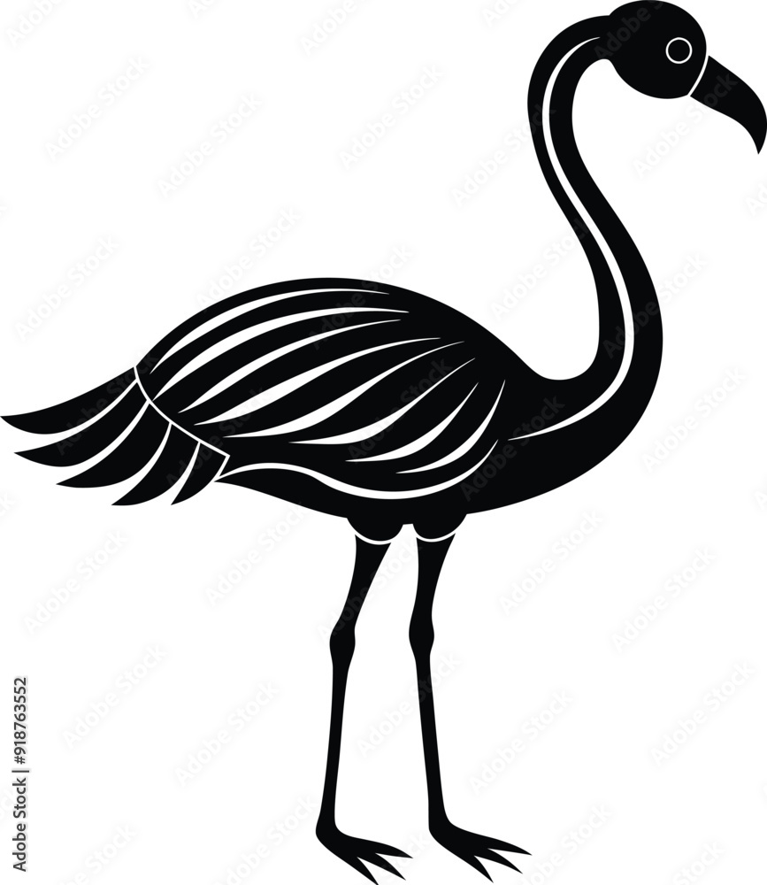 Fototapeta premium bog silhouette vector illustration