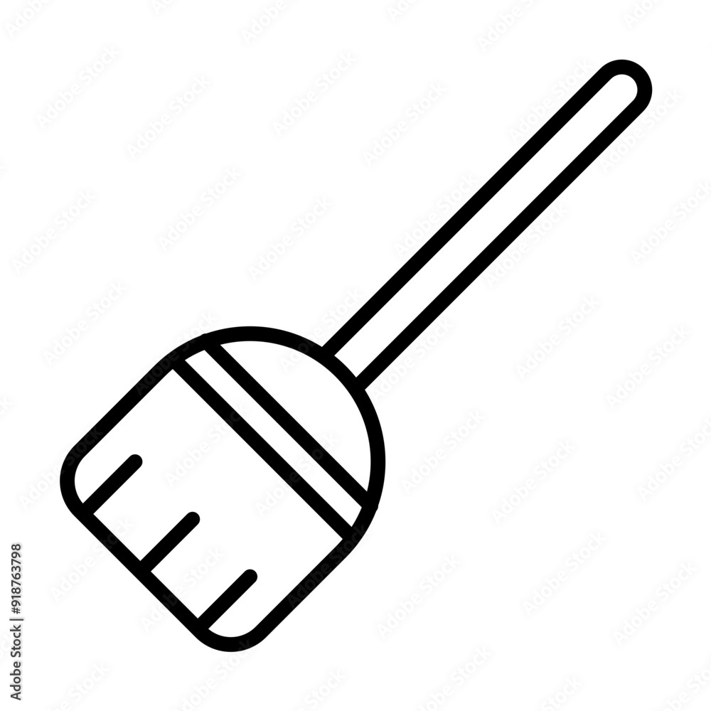 Broom Icon in Line Style Suitable for Web, Apps, Presentation, or Printable Meanings Broom Icon in Line Style Suitable for Web, Apps, Presentation, or Printable Meanings